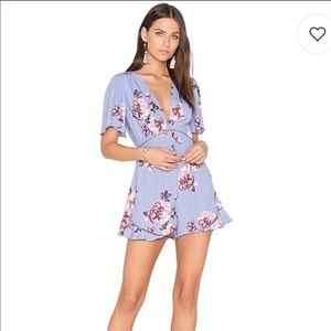 ASTR the Label Cadence Floral Romper sz S